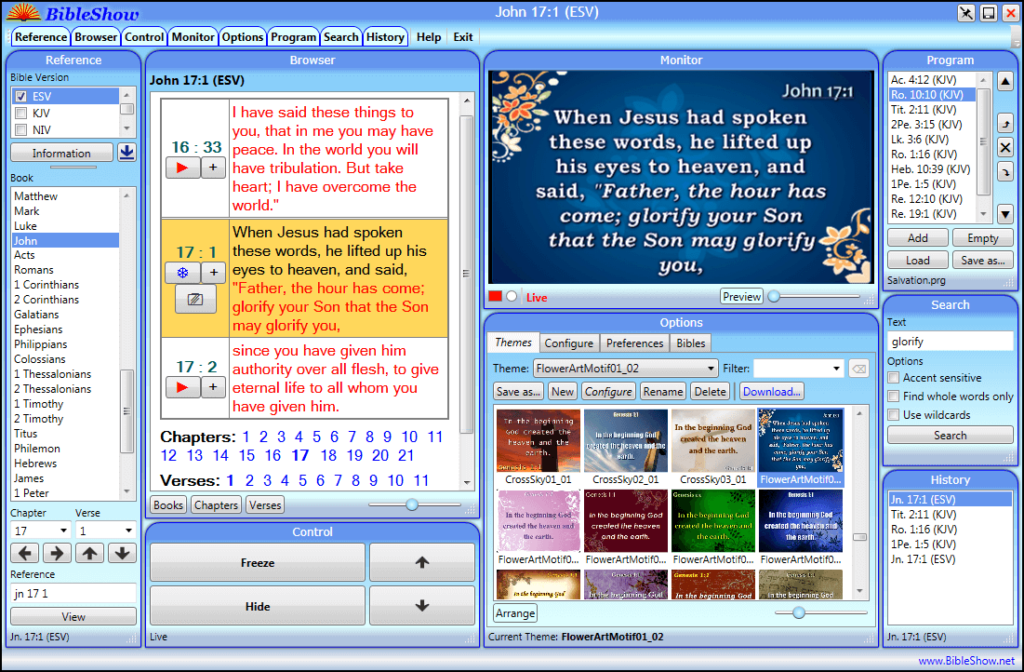 church bible presentation software