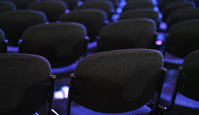 Chairs in conference hall